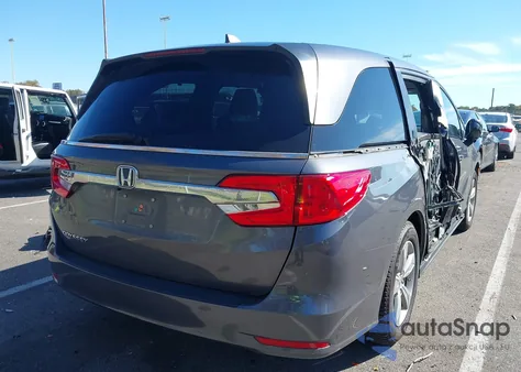 2018 Honda Odyssey Ex-L из США, поврежденный, VIN 5FNRL6H77JB015777